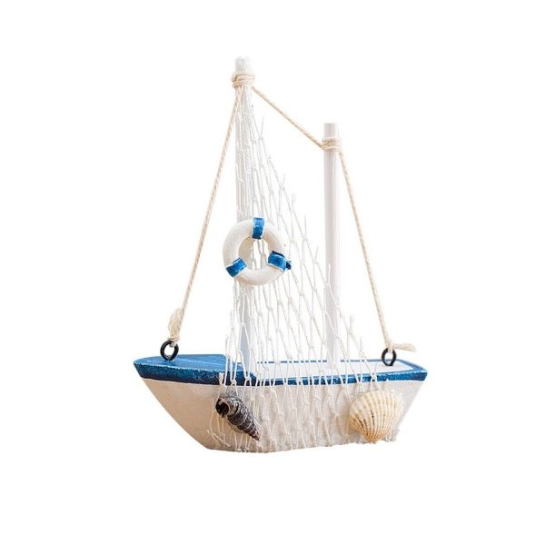4 Petits Voiliers Décoratifs 8,5 Cm - Décoration Maritime