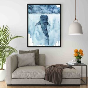 Tableau Marin Baleine