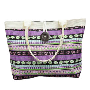 Sac De Plage Ethnique Violet
