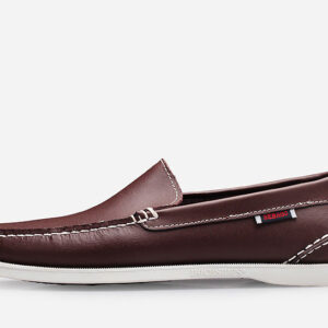 Chaussure Bateau Marron Cuir